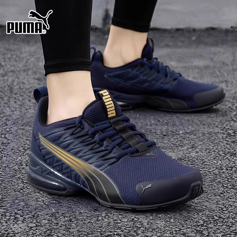 PUMA彪马跑步鞋男鞋2025时尚新款蓝色运动鞋缓震健身训练鞋379601