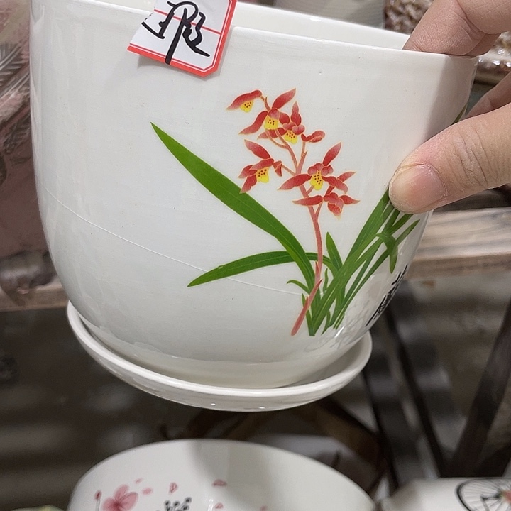 陶瓷花盆凑12米包邮y'