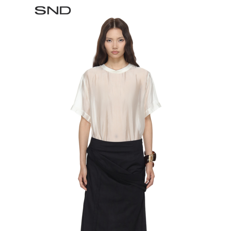 【THE GARMENT 设计师品牌】SND SS25 透视短袖上衣