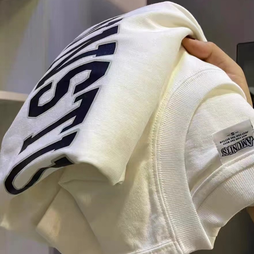 【MANNSTU】港风日系字母纯棉印花短袖夏季男女款情侣舒适T恤