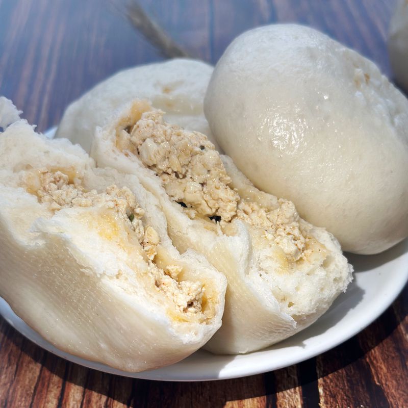 苏北手工豆腐馒头发面馒头老家豆腐馅料馒头口味独特记忆里的味道