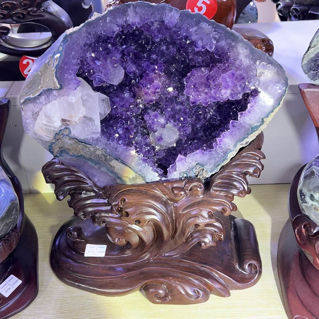 未镶嵌大型摆件（非配饰）紫晶
