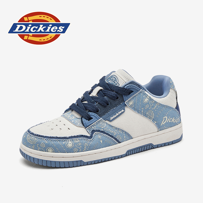 Dickies2025夏季新款百搭时尚休闲板鞋潮流男士透气低帮圆头板鞋