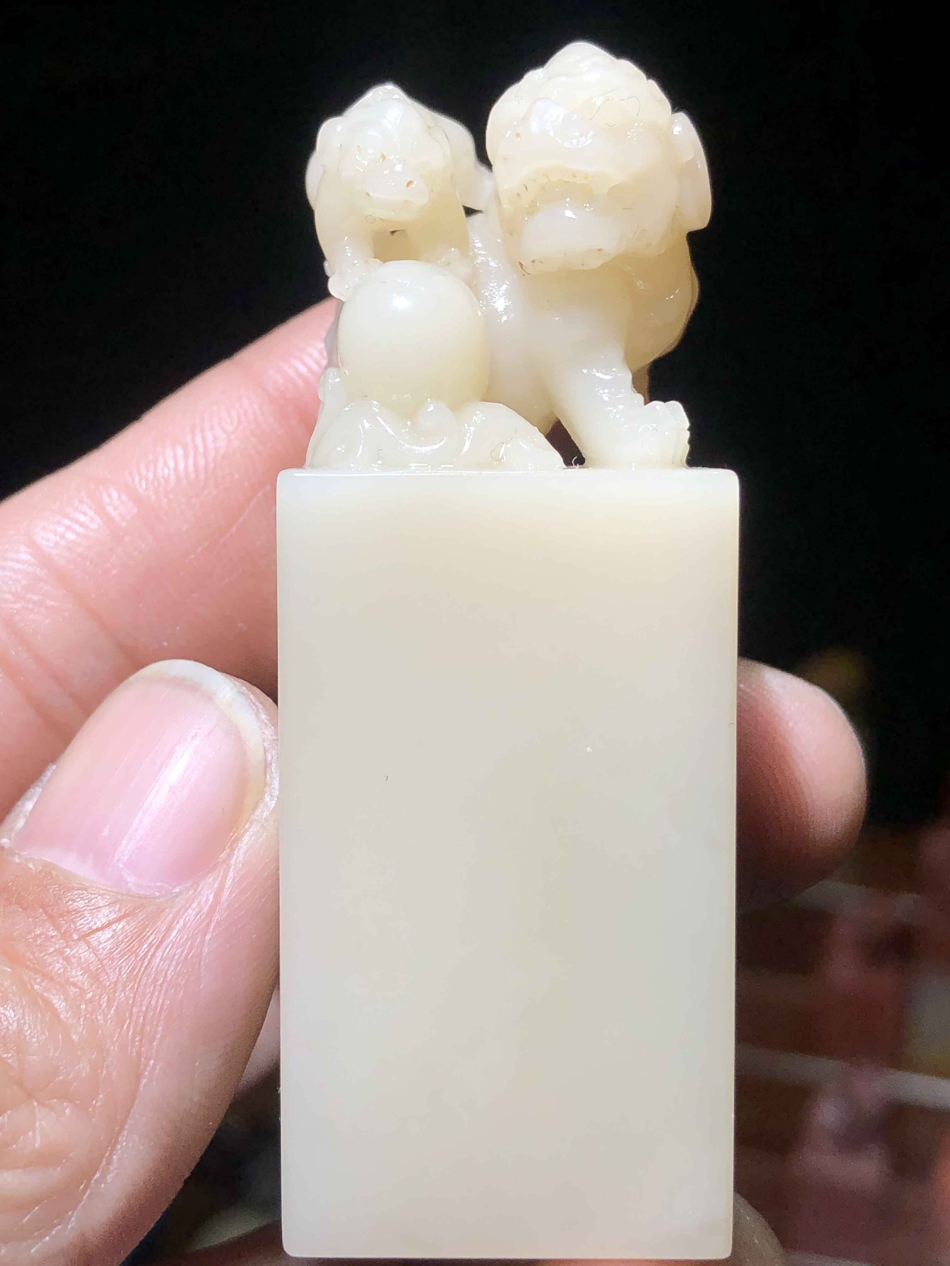 寿山石寿山老性文洋古兽钮章