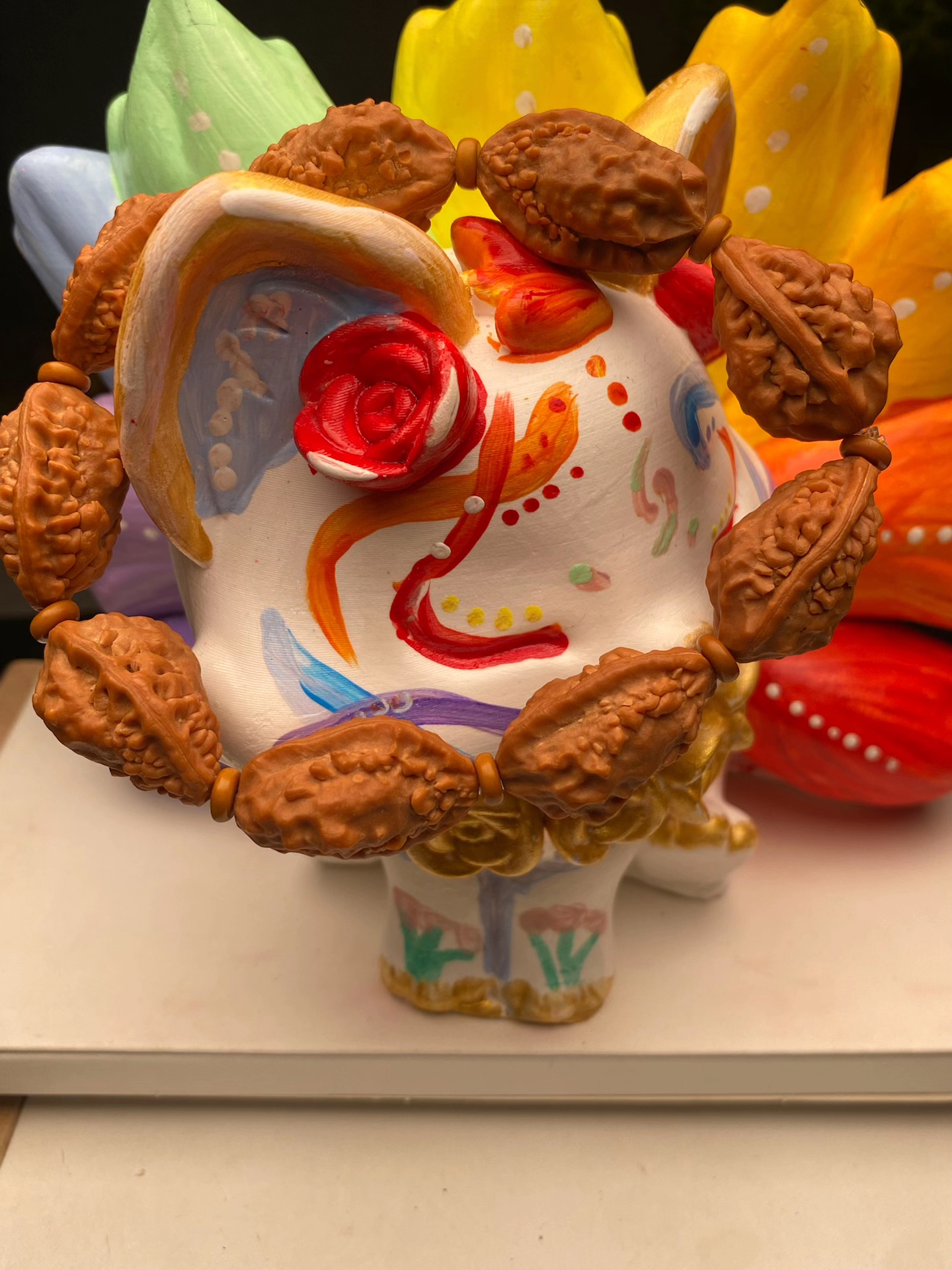 1.7尺寸麒麟角手串