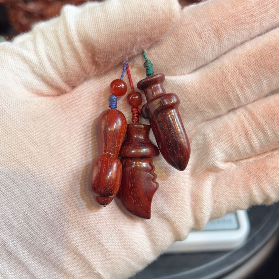 印度小叶紫檀钥匙扣