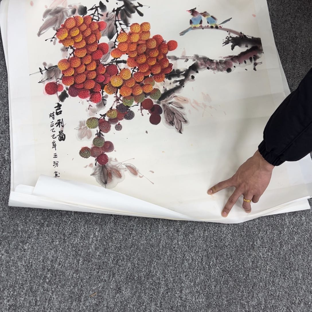 国画纯手绘字画宣纸