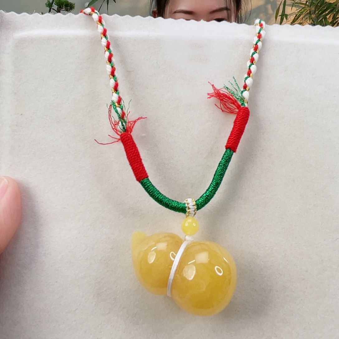 蜜蜡颈饰未镶嵌蜜蜡