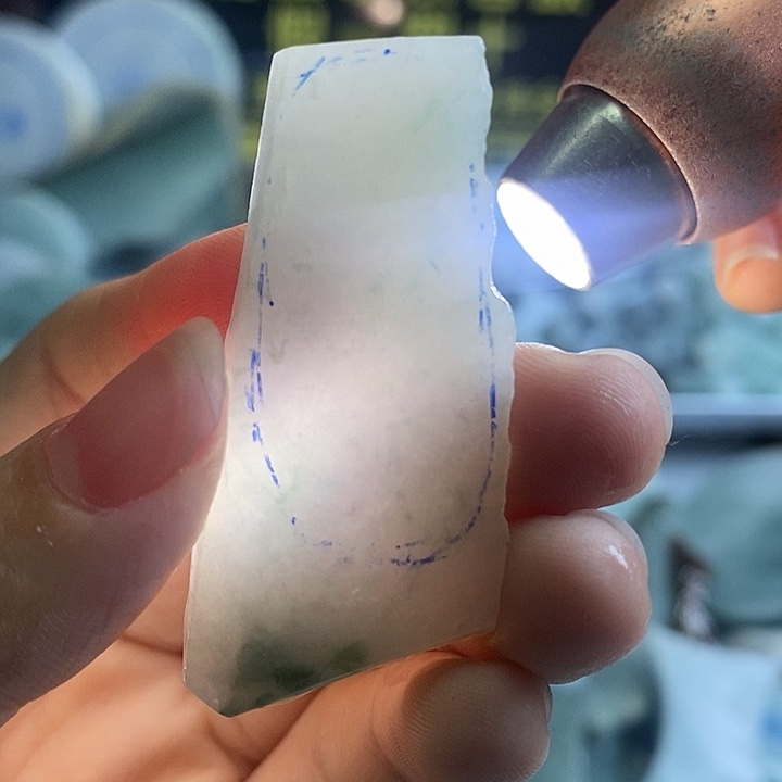 翡翠裸石纯天然翡翠