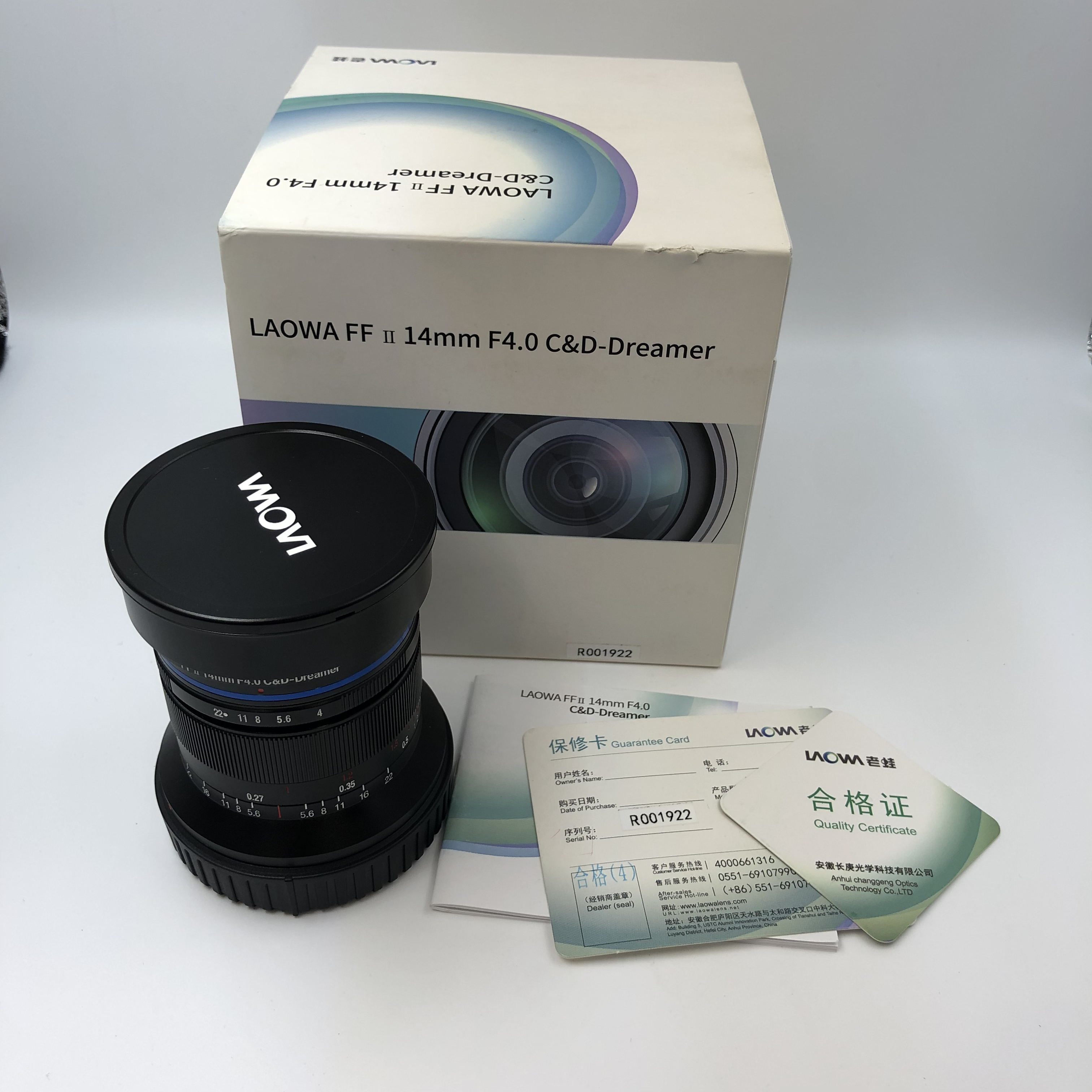 准新品 老蛙 14mm F4超广角全画幅微单 佳能RF口（1922）