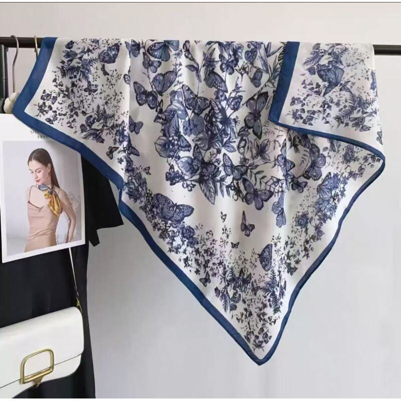 （339）高档丝巾围巾女士披肩新款素雅百搭防晒优雅气质