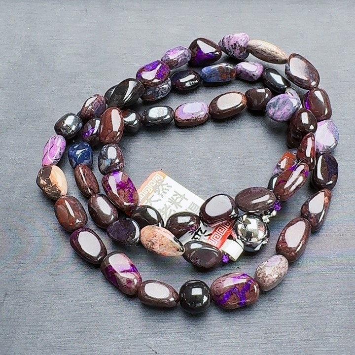 苏纪石（舒俱来）颈饰未镶嵌项链