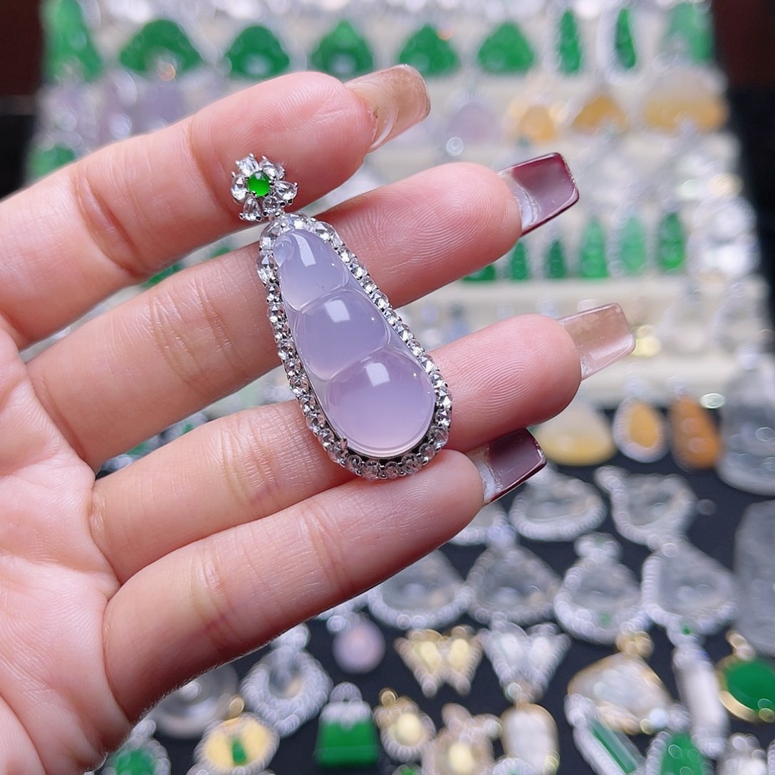 玛瑙/玉髓颈饰银S925镶嵌