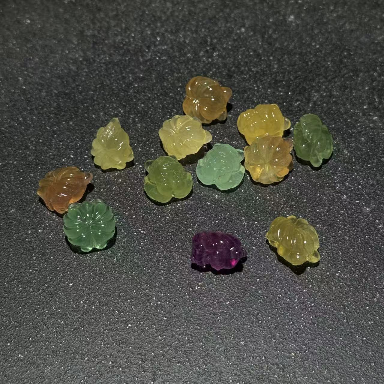 【祁恩水晶】萤石九尾狐单珠DS112503-多样性发其一