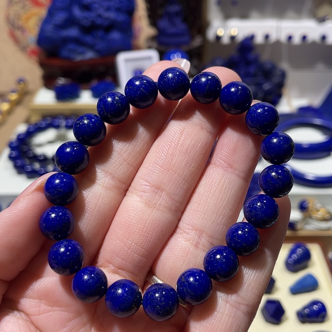 爱***妈青金石未镶嵌10mm单圈手串