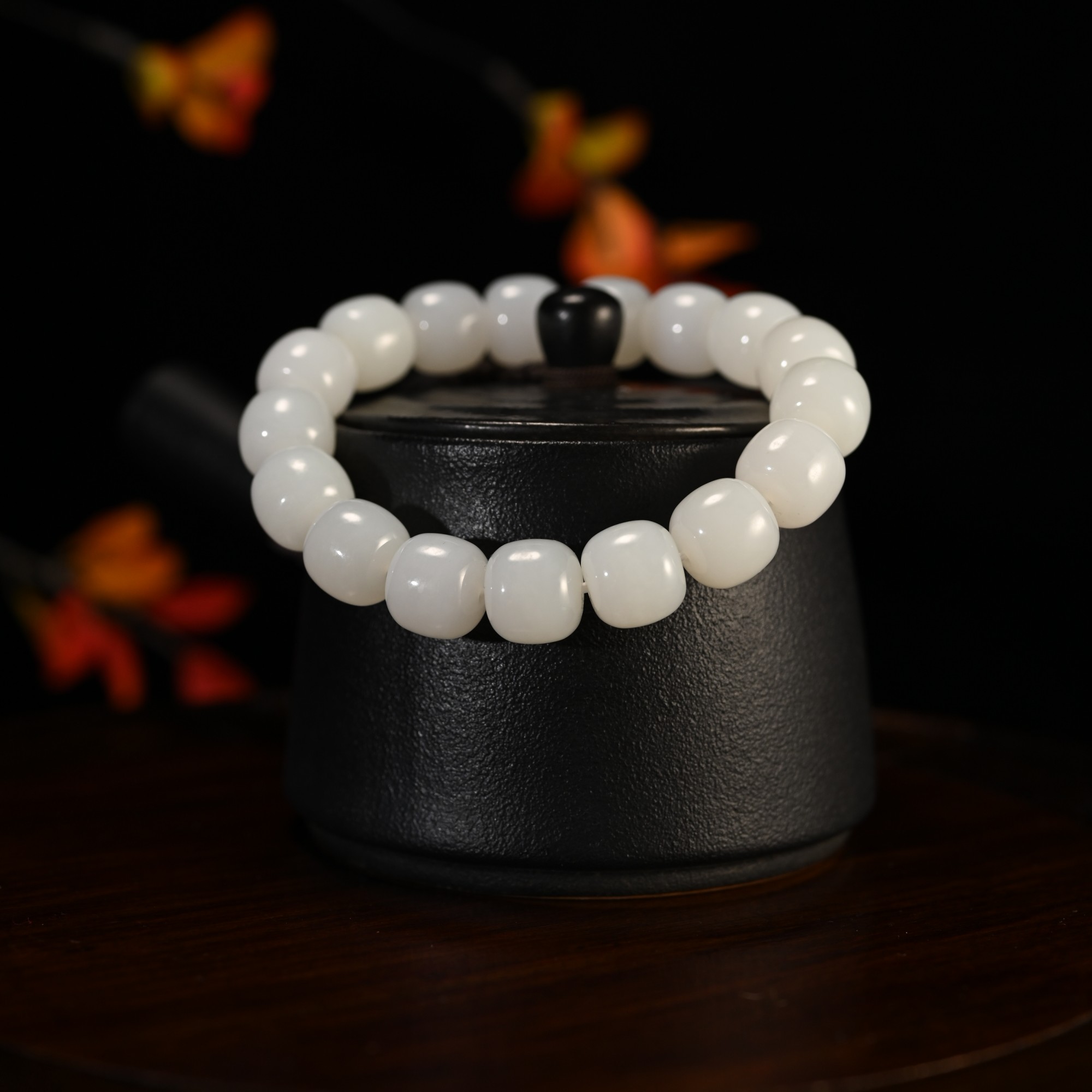 LOT8848和田玉白玉手串/杭拍