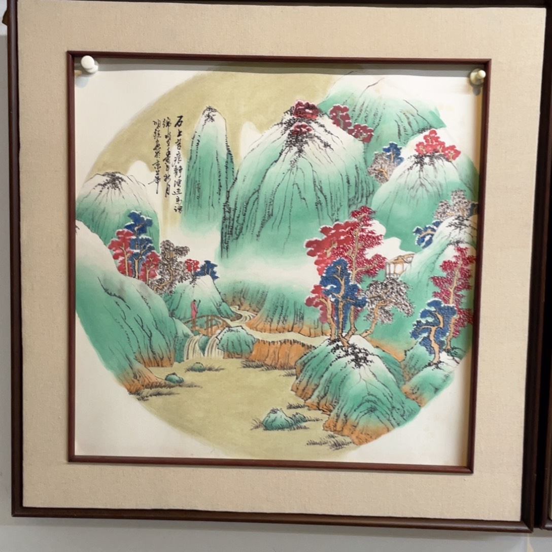 国画手绘国画 ，精品斗方