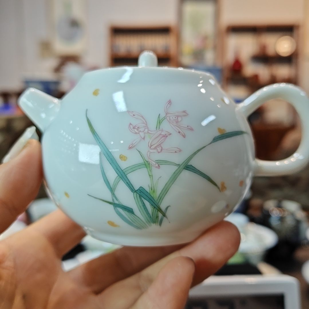 观*景德镇手工手绘壶