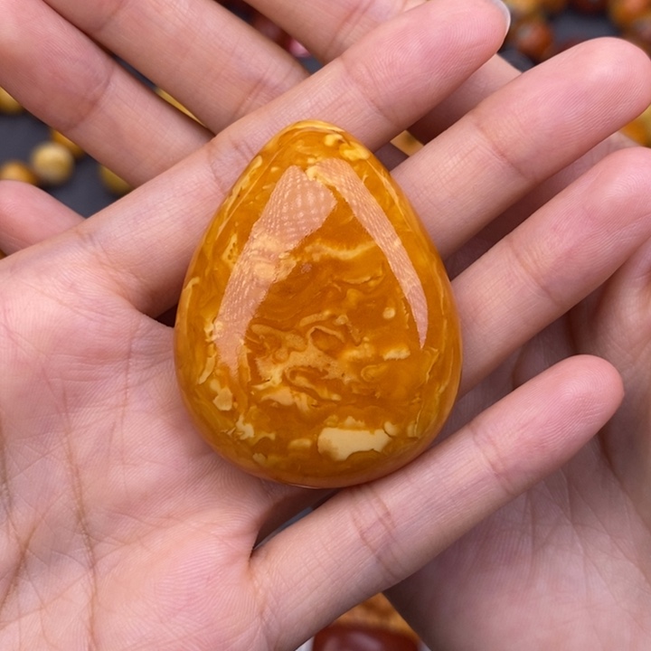 琥珀未镶嵌裸石蜜蜡M