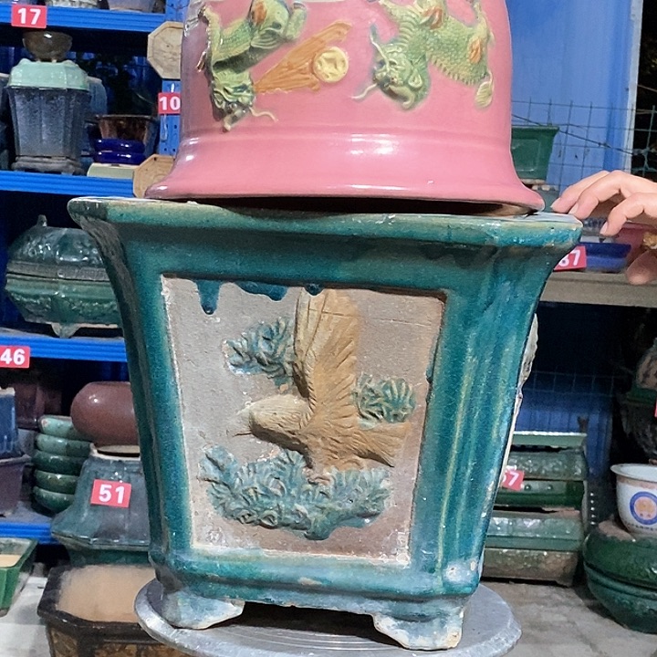 小****家石湾开窗方盆和圆盆