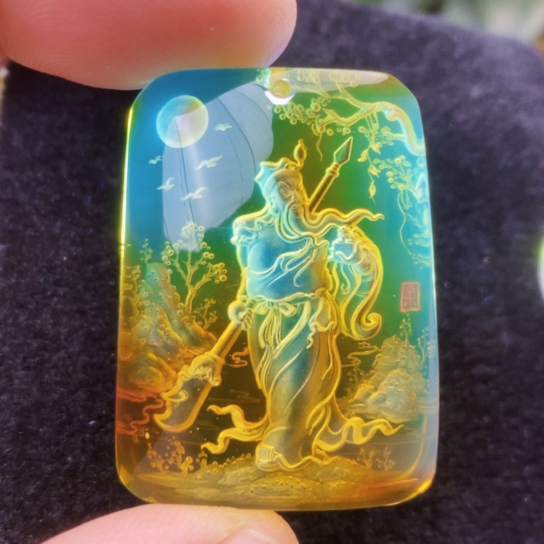 【闪购商品】金珀吊坠(不含链)未镶嵌