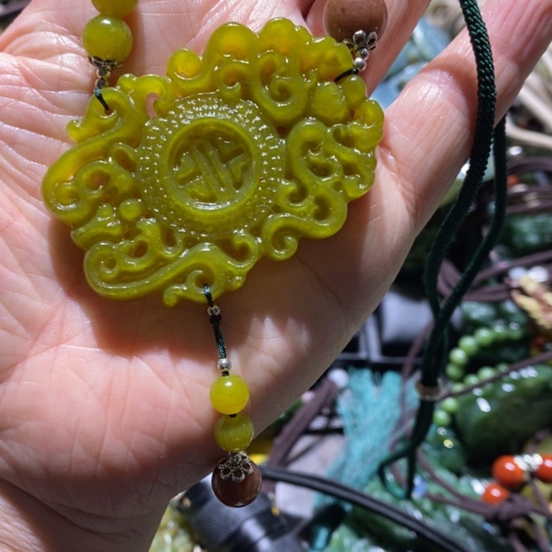 【闪购商品】岫玉毛衣链未镶嵌