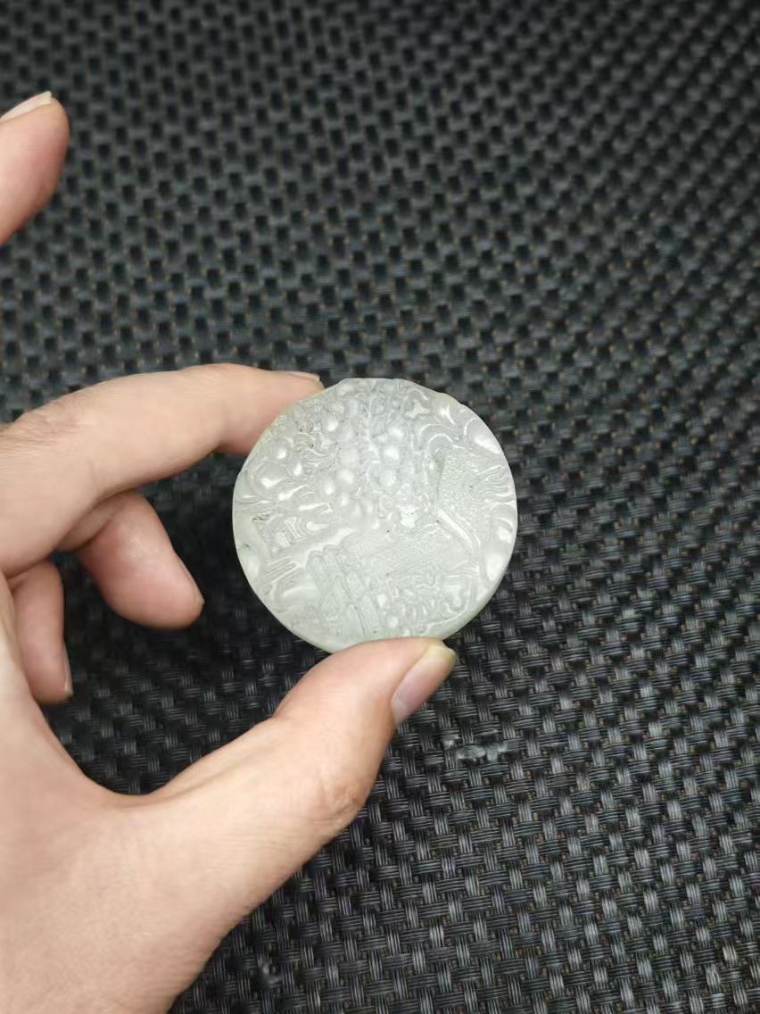 天然和田玉老料山水1.31清货2