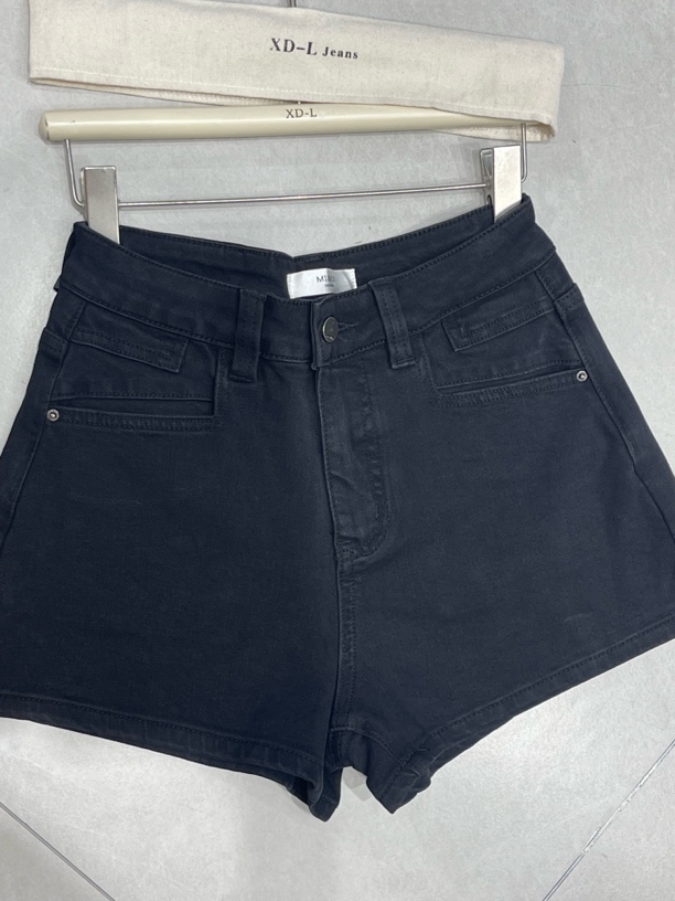 1312高弹力休闲百搭短裤高腰潮流夏季流浪丹宁风透气中腰