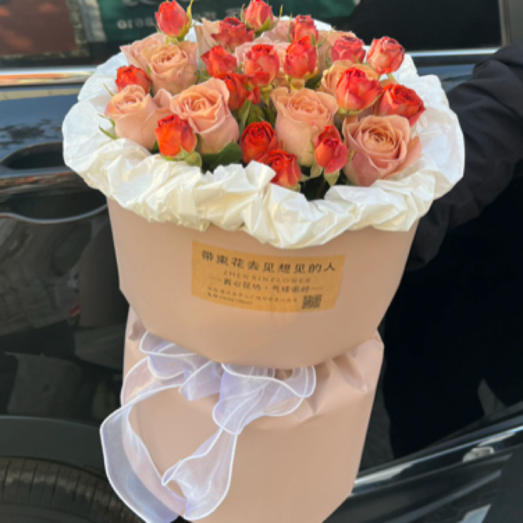 卡布奇诺巧克力泡泡花束