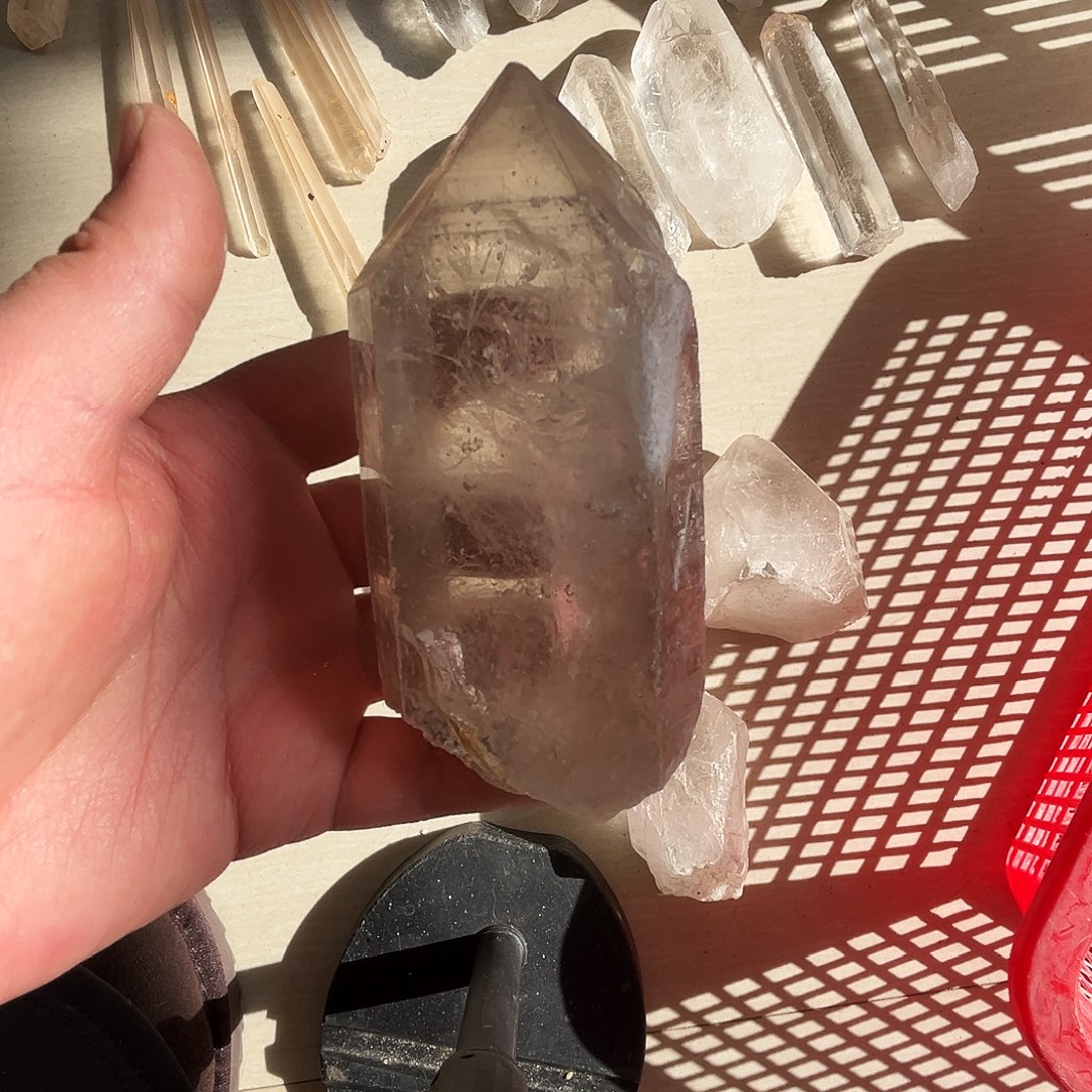 豆***)水晶未镶嵌珠宝半成品