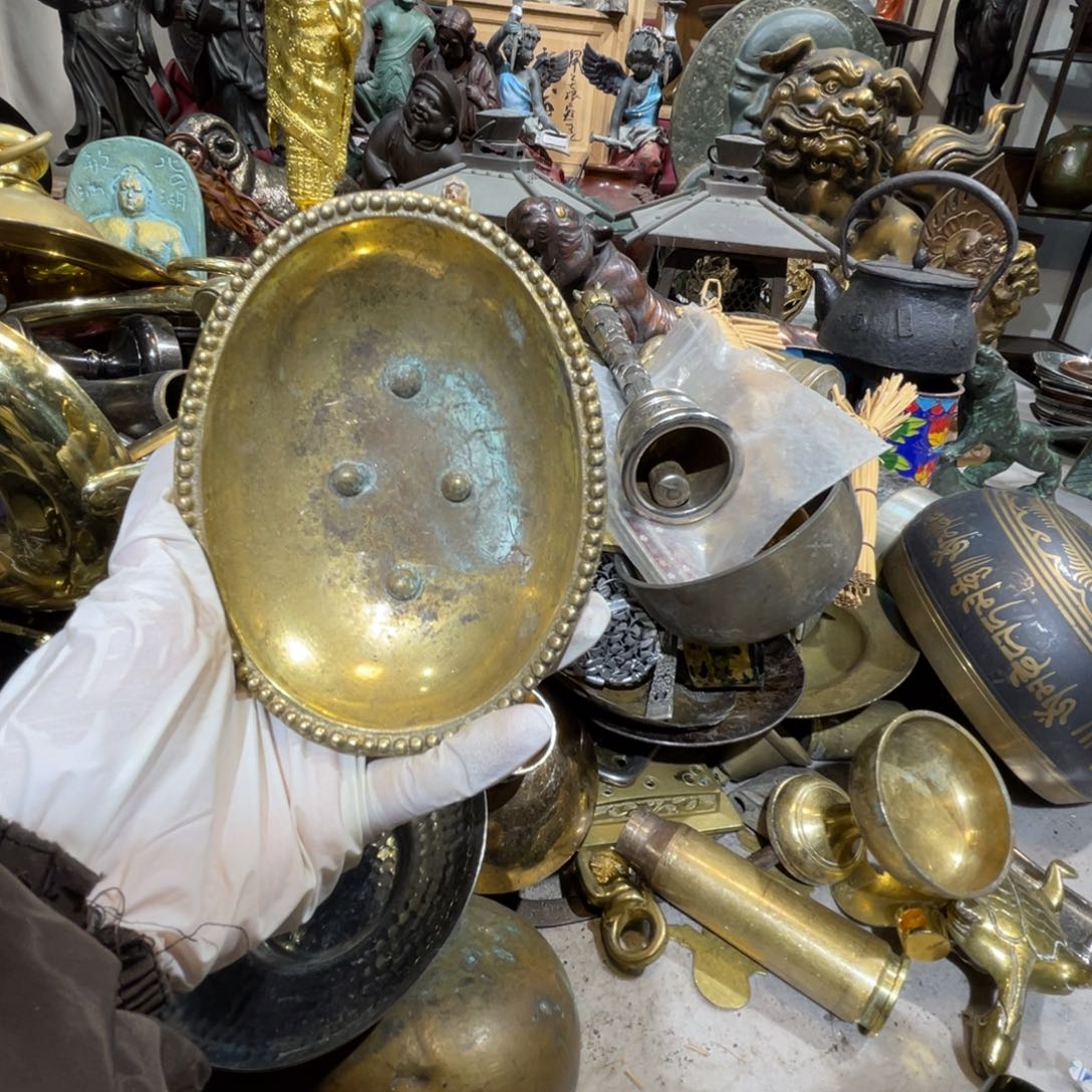 大阪回流铜器摆件21