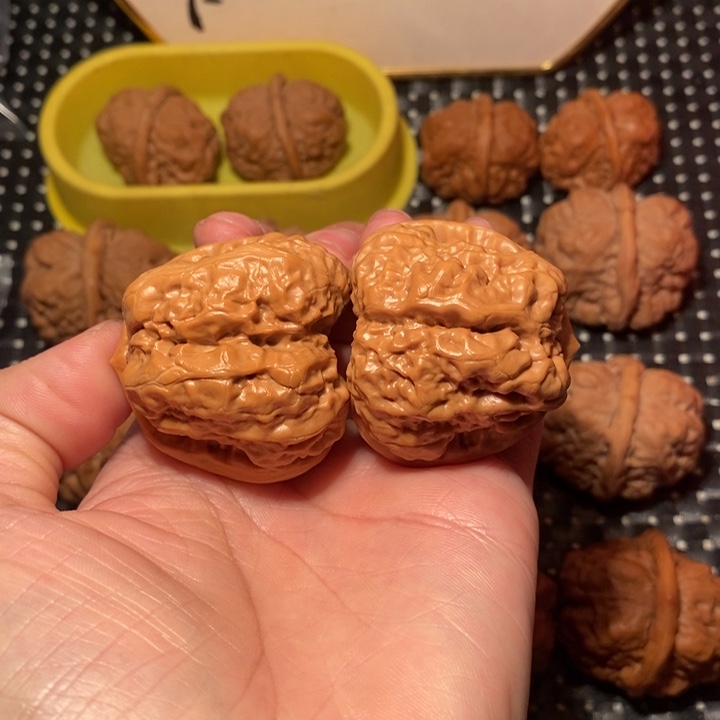 把件文玩核桃开背大腿肌肉蛙42尺