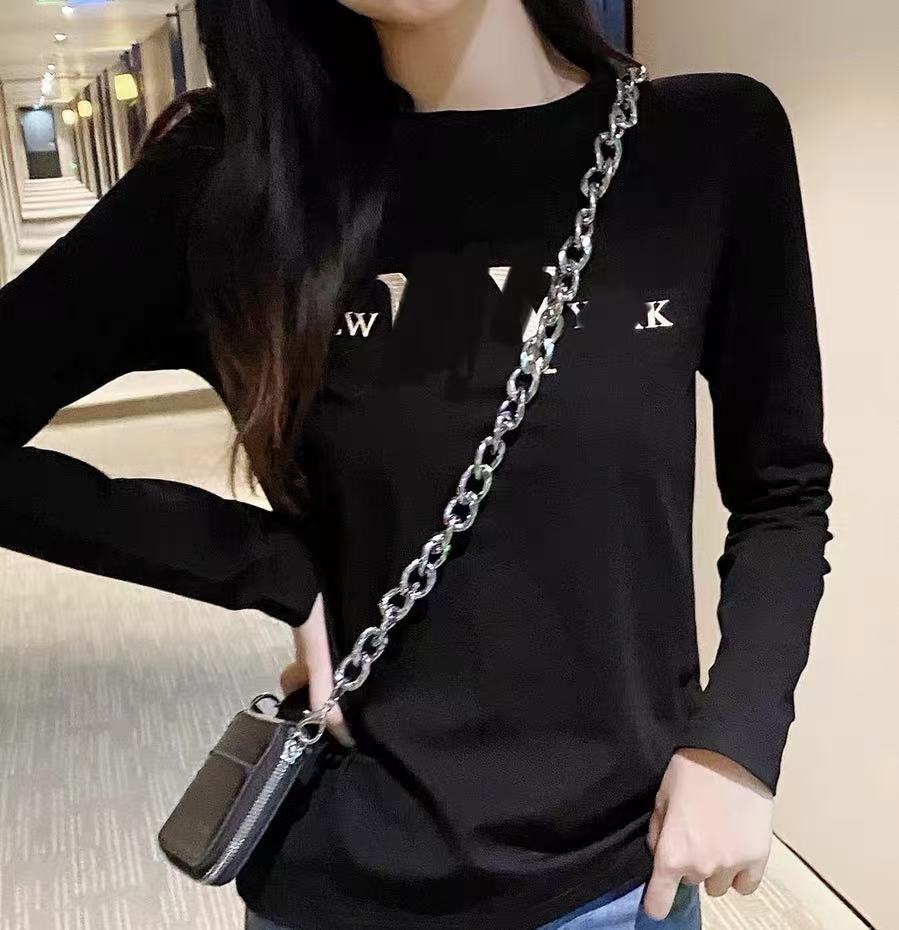 NN1010--时尚女装设计感T恤衫印花修身显瘦