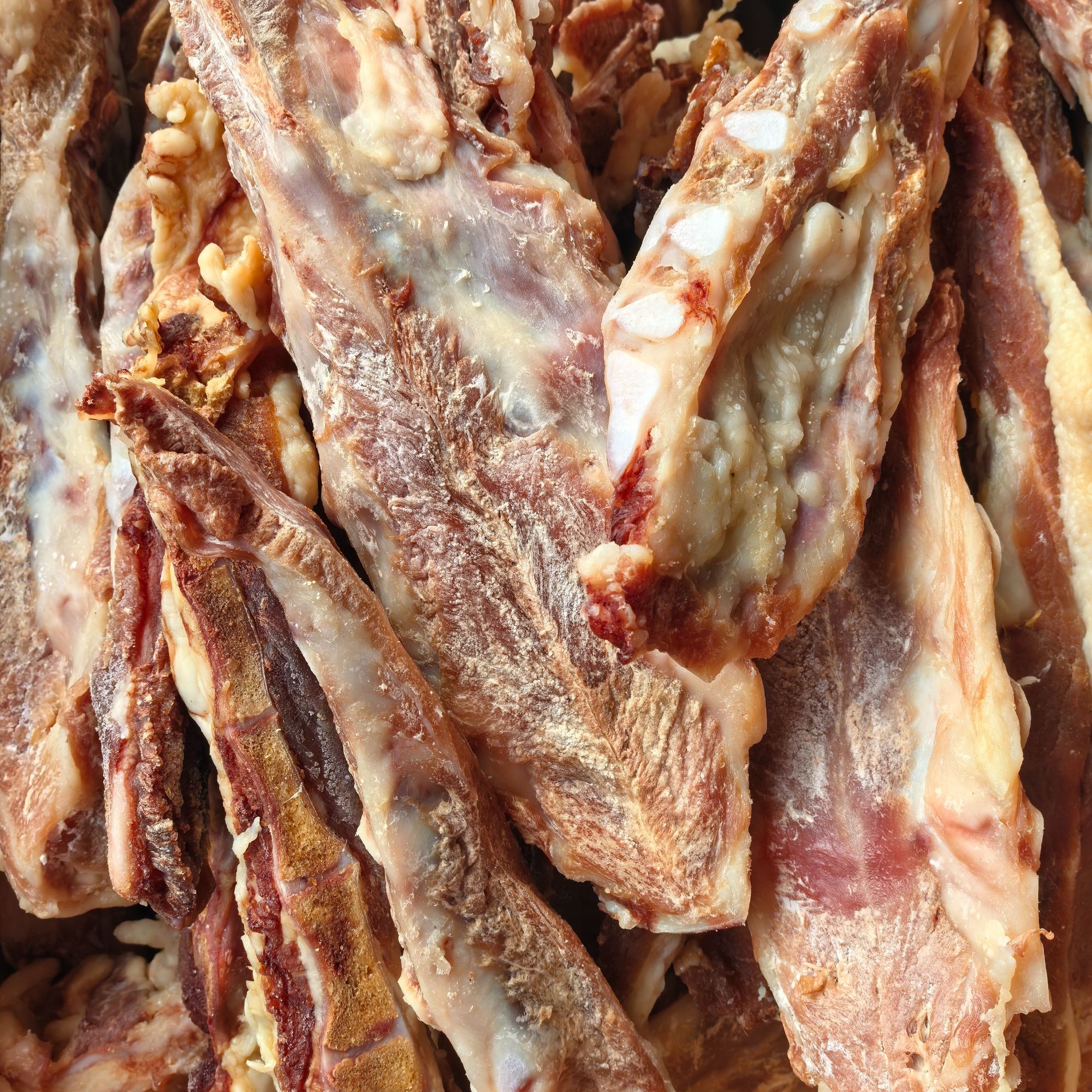 安徽排骨风干日晒咸排骨脆骨排