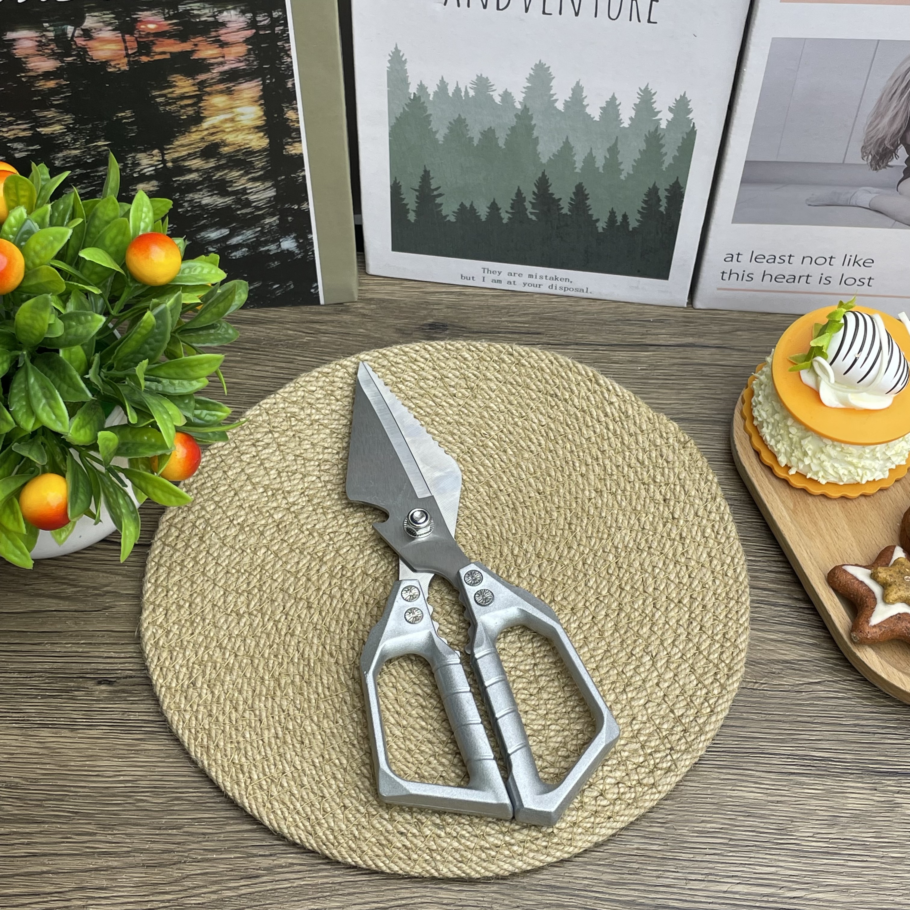 超牛外贸孤品鱼头大剪1支家用厨房必备轻奢现代高级感【汤家限定】