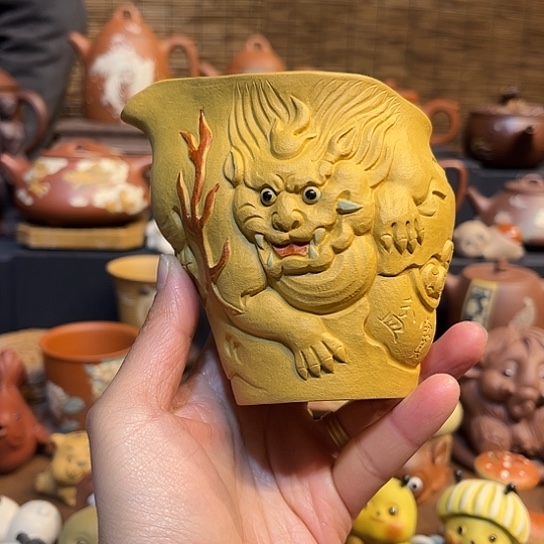 紫砂茶杯紫砂公道杯