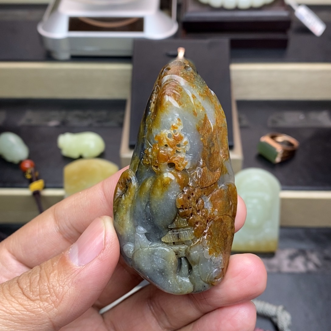 和田玉颈饰未镶嵌