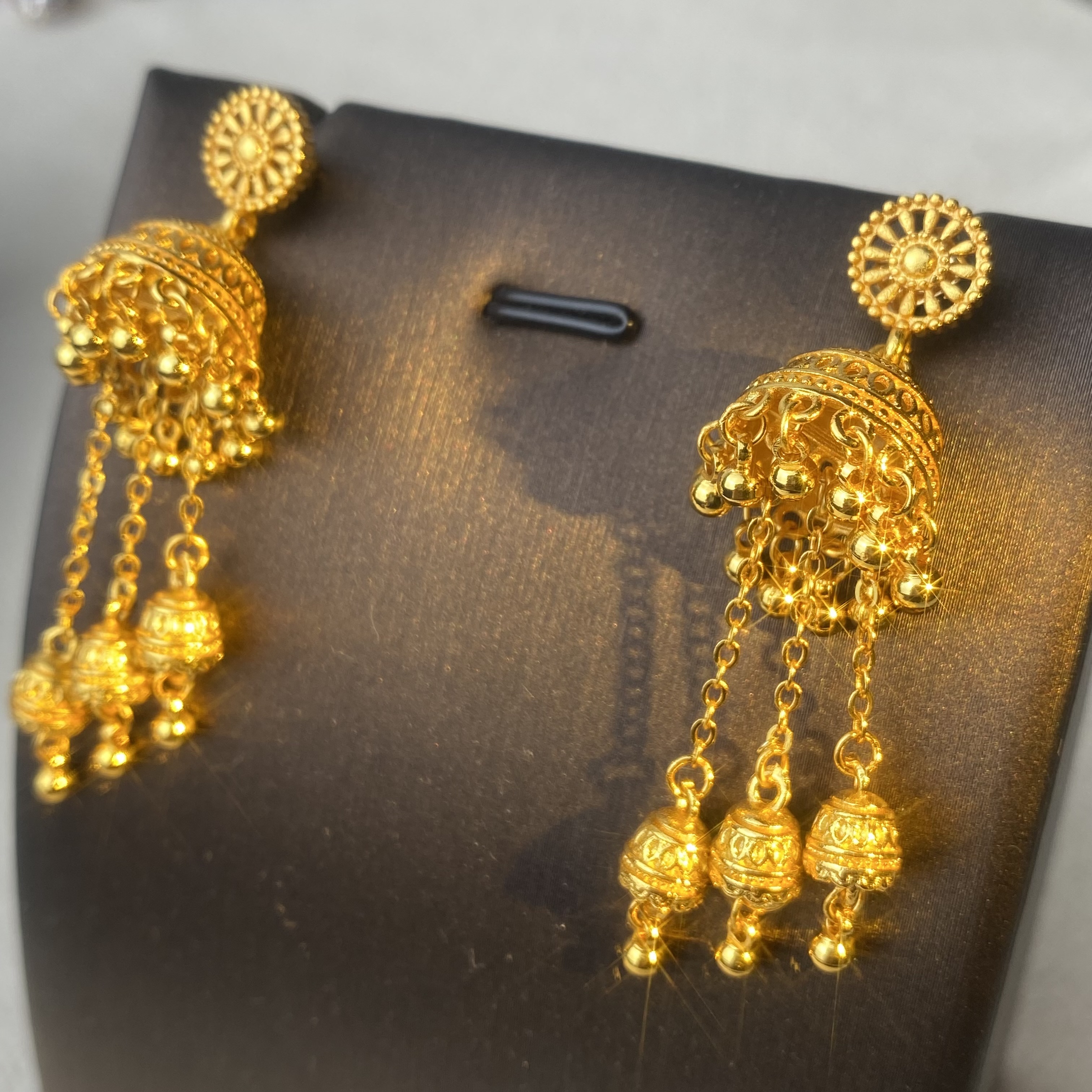 6218【耳环】轻奢精品金色女士耳环