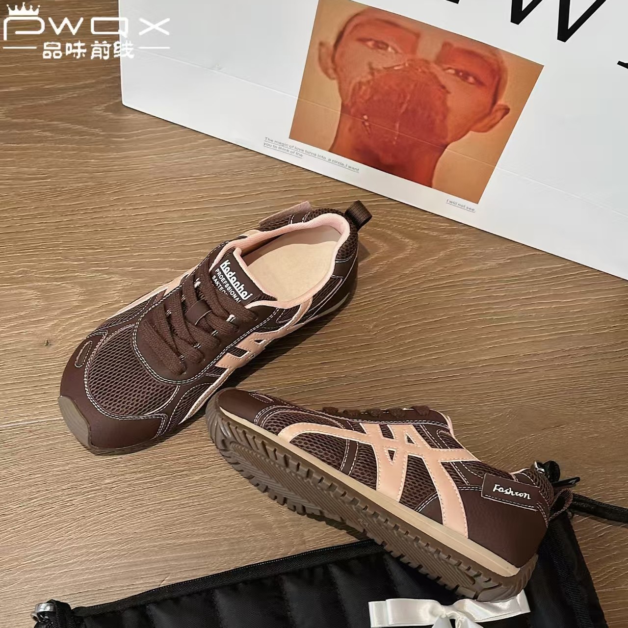 8080女鞋2025新款夏季薄款彩色平底休闲鞋运动鞋圆头舒适百搭潮