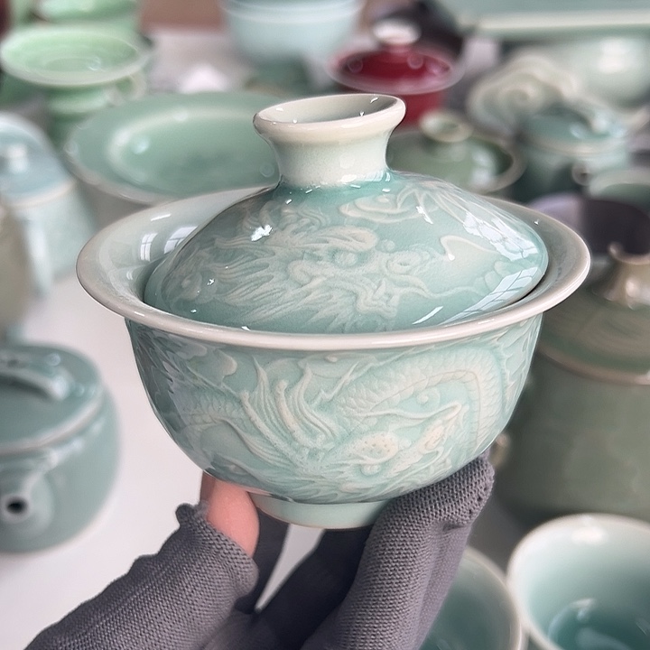 小米茶器龙泉青瓷
