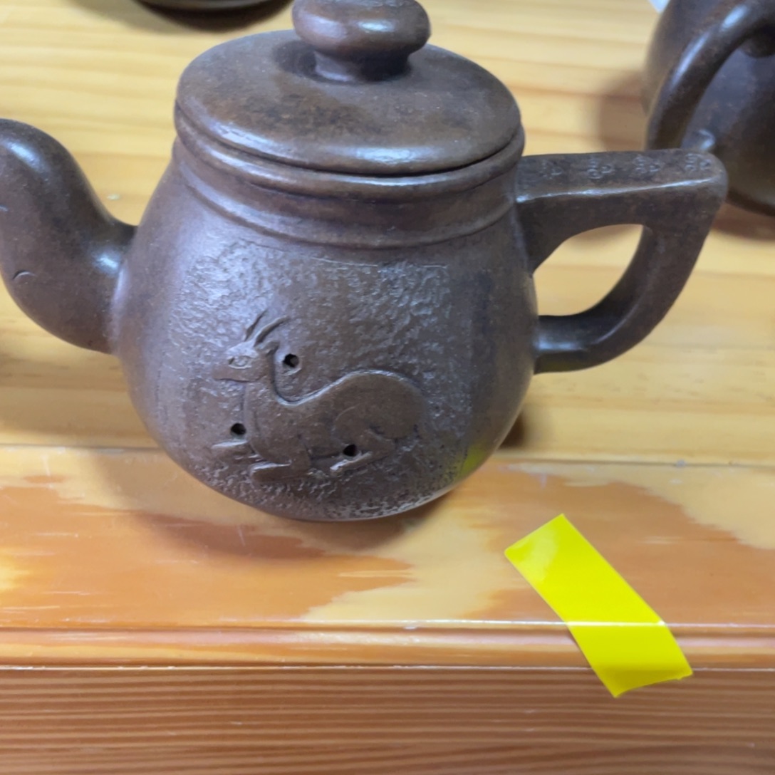 茶壶底槽青紫砂艺术作品