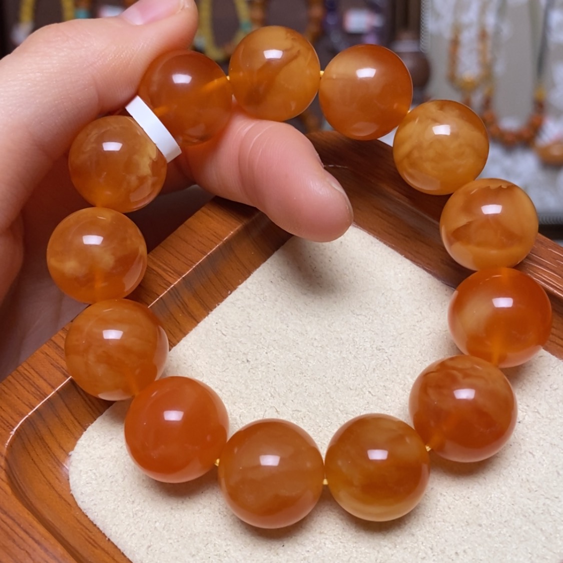 【闪购商品】手链蜜蜡未镶嵌手串