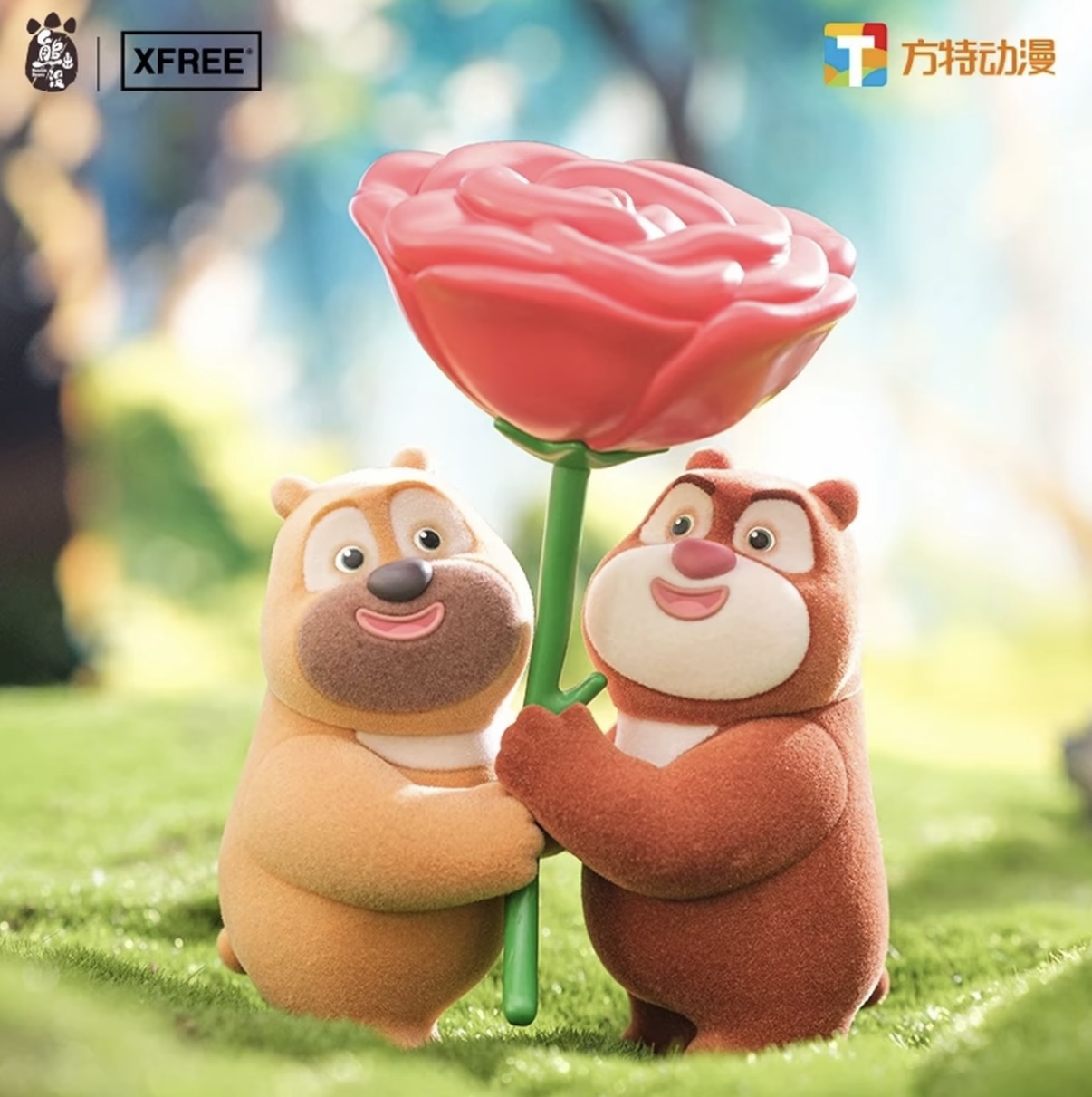 D熊出没有熊的世界不孤单系列公仔盲盒摆件方特动漫正版授权