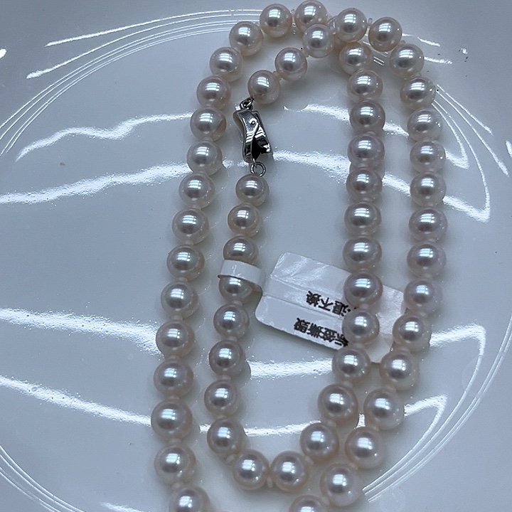 淡水珍珠颈饰银S925镶嵌