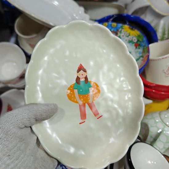 瓷片陶瓷餐具杯碗盘微瑕介意慎拍