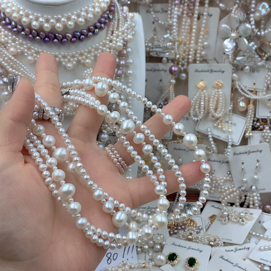 S****银S925镶嵌淡水珍珠耳饰