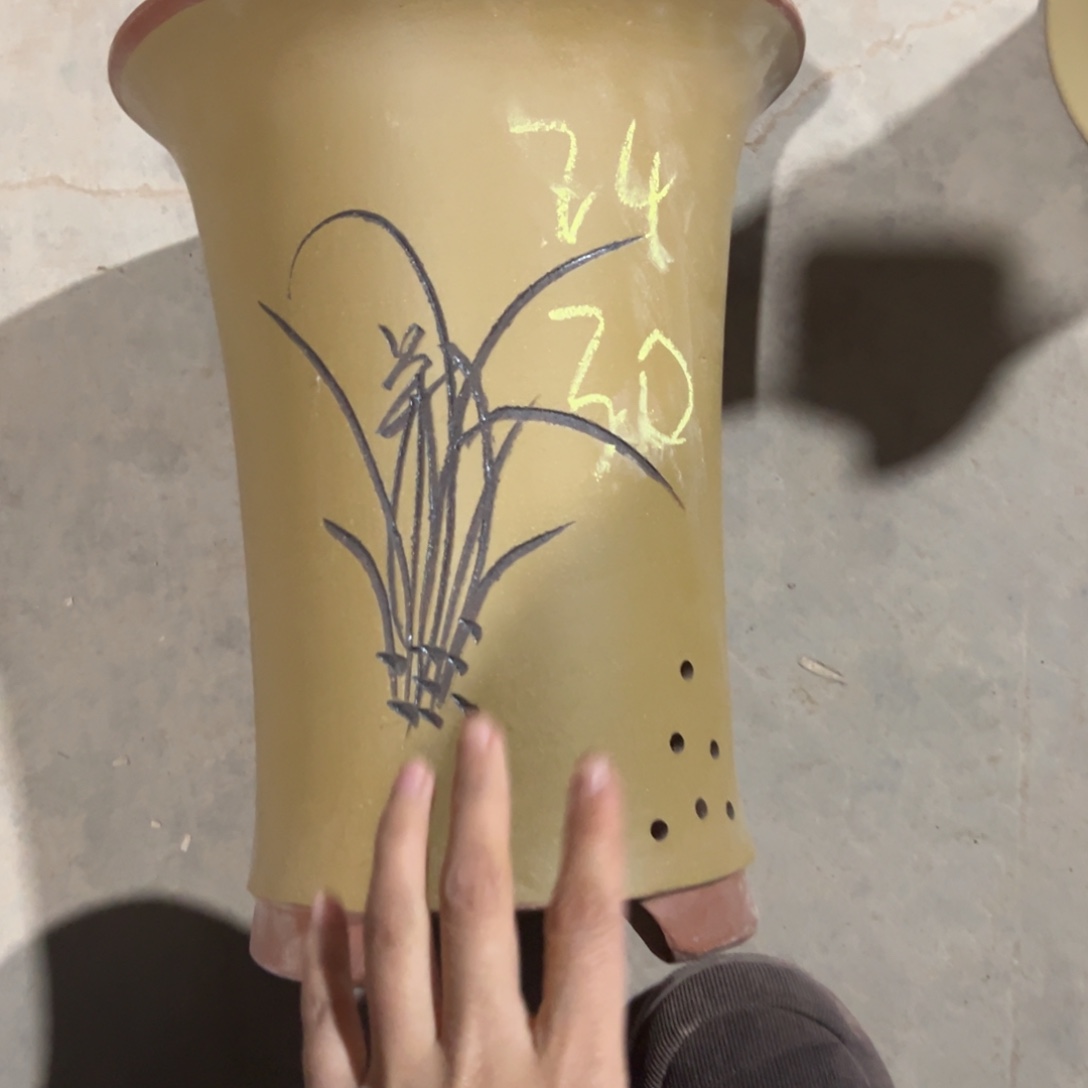 宜兴川阁紫砂花盆单个