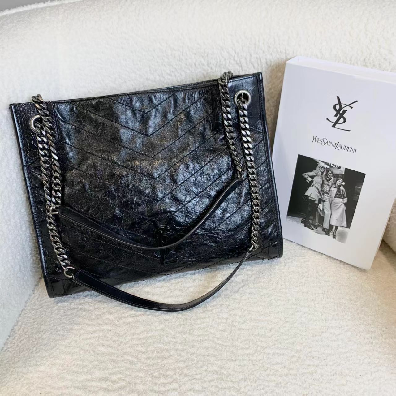 99新 YSL/圣罗兰 壹臻娇/全黑niki shopping小号 10735988