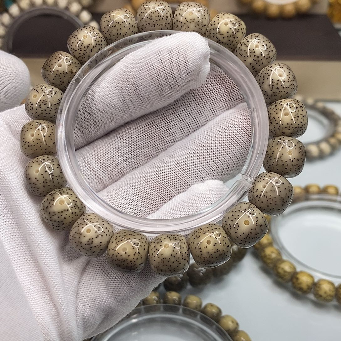 星月菩提手串11×12一物一图原生态同枝糯冰针尖星无烟花