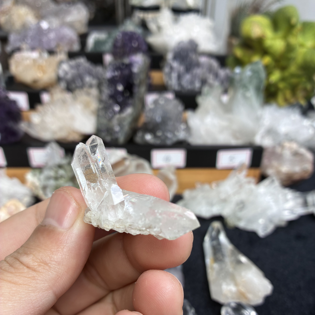 白水小晶簇超绝捡漏